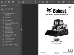 BOBCAT T450 COMPACT TRACK LOADER OPERATORS SERVICE REPAIR SHOP MANUAL PDF USB