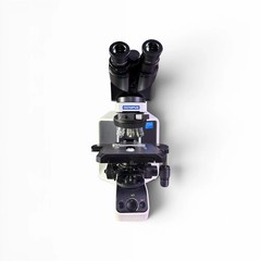 Olympus BX43F Compound Microscope w/ U-TBI-CLI Tilting Binoculars & 5 Objectives