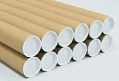 10 2″ x 24″ Cardboard Shipping Mailing Tube Tubes Cores With End Caps