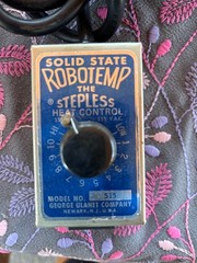 George Ulanet Robotemp Model 515 Stepless Heat Control 1500W 115V AC Tested