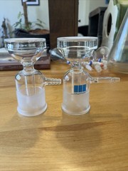 Millipore 47mm Glass Frit Base with Tubulated Cap for Vacuum Filtration 40/35 X2