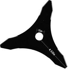 Brush Cutter Blade Set, 9 Inch 36 Teeth Carbide Tipped and 10 Inch 3 Teeth Carbo