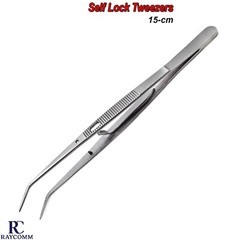 Dental Self Locking Tweezers Surgical Cotton Dressing Forceps Surgical Tools CE