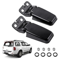 Rear Window Hinge Set Left & Right Tailgate Liftgate Glass Hinge Compatible