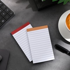 Colarr 24 Pack Legal Pads 3 x 5 Inches Lined Notepads 50 Sheets Wide Ruled Wr…