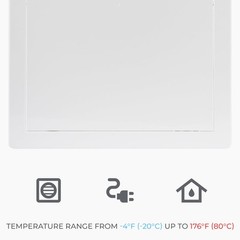 10×13 Inch White Access Panel Drywall ABS Plastic Square Wall Ceiling Door