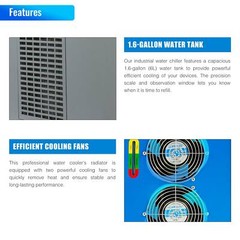 CW-5202 Industrial Water Chiller for 60-150W CO2 Laser Tubes Factory Equipment
