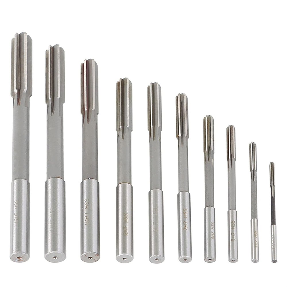 findmall 10PCS Reamer Set 1/8-15/32 inch Chucking H7 HSS Straight…