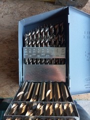 COBALT 29PC DRILL BIT SET IN HUOT BOX FRACTIONAL 1/16″-1/2″ BY 64THS #833