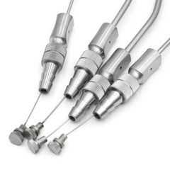 5Pcs Frazier Aspirator Suction Tube Dental Bone Cleaning Instruments Grade