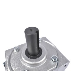 NEW 90 Degree Speed Ratio 1:1 CW/CW Right Angle Bevel Gearbox w/ 2 Keyed Shafts