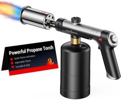ThermoMaven Propane Torch with One-Touch Max Fire, Cooking Blow Torch Gun with a