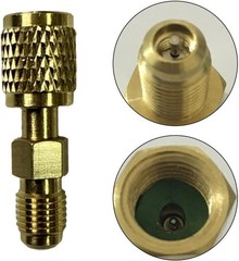 R32 R454B Refrigerant Adapter 1/4″ Female, 1/4″ Male For R32/R454B Split System