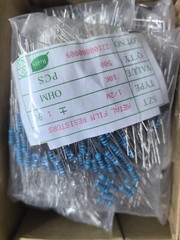 500 PCS 1/2W (0.5 Watt) 1% 1K ohm Metal Film Resistors – High Precision