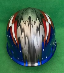 Jackson Products Type 1 Hard Hat With American Eagle Stars And Stripes.
