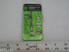 (10) NEW Greenlee DTAP5/16-18 Drill Tap Countersink Quick Release Bit (pkg)