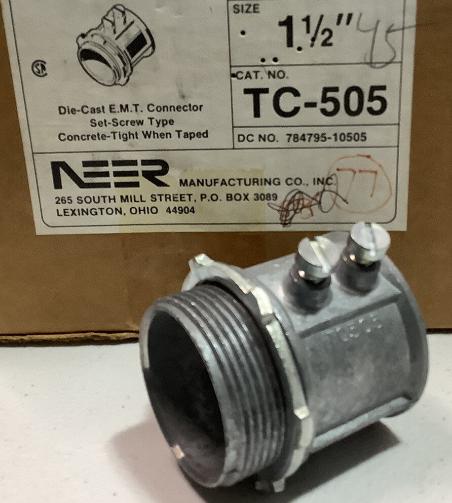 Neer TC-505 Conduit Connector, 1-1/2″ Size