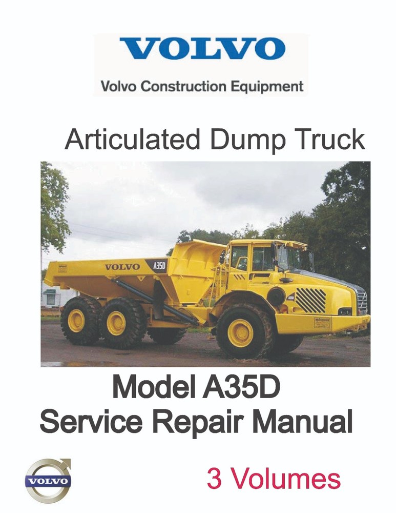 Volvo Model A35D Articulated Dump Truck Service Manual