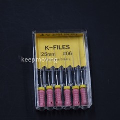 10-100Packs Dental Endo Files K-FILES Stainless Steel Hand Use 21 25 31 mm
