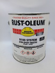 Rust-Oleum 9100 System Dtm Epoxy Mastic, Marlin Blue Gallon Can Base – Lot of 1