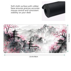 Japanese Cherry Blossom Large Mouse 35.4L x 15.7W inches,