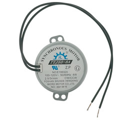 ORIGPARTS TYJ50-8A Synchronous Motor AC 100-120V 50/60Hz 4W 2.5-3Rpm/Min CW/CCW