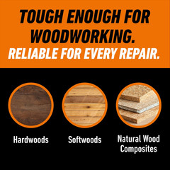 Ultimate Waterproof Wood Glue, Natural Wood Color, 8 Ounce (Pack of 1) – Waterpr