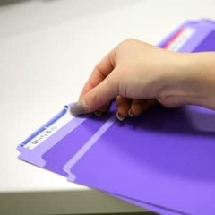 Colorful 1/3 Cut Letter Size File Folders – 6 Pack for Organized Workspaces