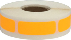 Rectangle Stickers | 0.5 x 1.5″ Inches Wide – 500 Pack | Pick One Color