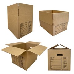 UBMOVE Kitchen Moving Box & Supplies Kit #1 4 boxes with Dish/Glass Inserts