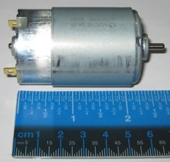 2X Mabuchi 12 VDC Low Speed / High Torque Appliance / Hobby Motor – 3.17mm Shaft