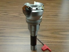 2″ 45 degree indexable face shell mill w. R8 Arbor,face milling cutter –new