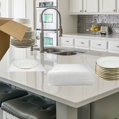 UBMOVE 9 1/8″x9 3/4″ Foam Pouches for Bowls (25 Pack) Protect Dishes