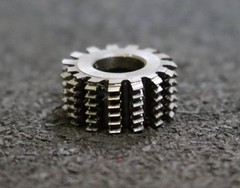 GLOOR cycloid hobbing cutter No.635 508-10 for cycloid profile m= 0.427 Ø18x8xØ8mm