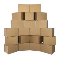 UBMOVE Medium Cardboard Moving Boxes 18″ x 14″ x12″, Choose 20pk /40pk.