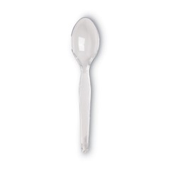 Dixie TH017 6″ Heavyweight Plastic Cutlery Crystal Clear Teaspoon (1000/Ct) New