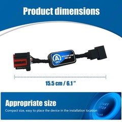 Auto Start Stop Eliminator Compatible with Ford F150 2021-2025 Automatic Star…