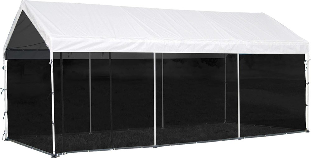 ShelterLogic MaxAP Screen House Enclosure Kit, 10 ft. x 20 ft. (Frame and Canopy