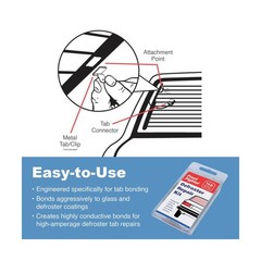 Rear Window Defroster/Defogger Tab Bonding Repair Kit 2000 Frost Fighter 2000