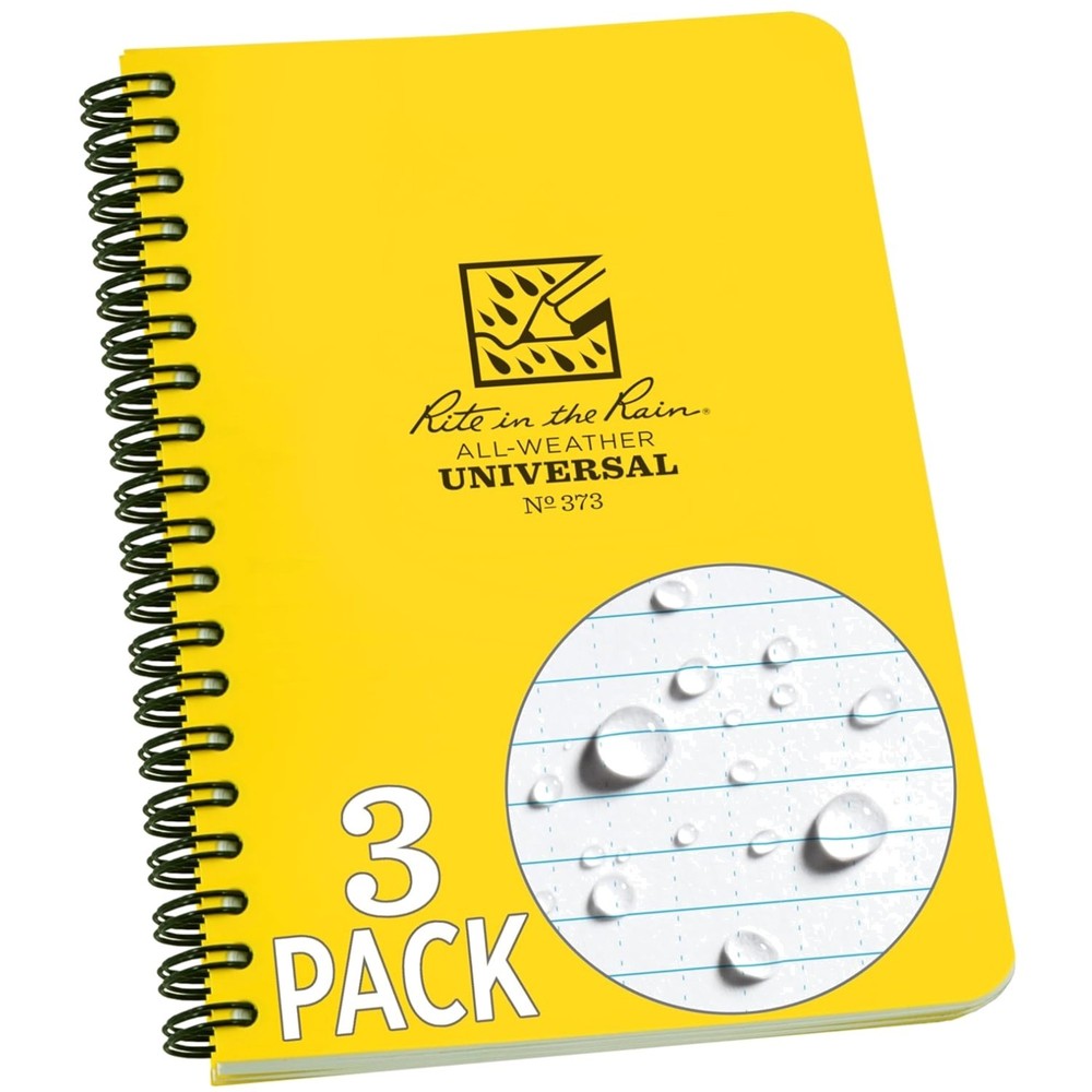 Yellow Universal Pattern Notebook Bundle