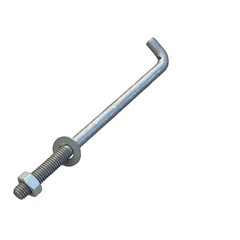 Sandbaggy 1/2″ x 8″ Threaded Concrete Anchor L-Bolts – Hot Dipped Galvanized