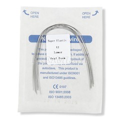 10Packs Dental Orthodontic Niti Arch Wire Super Elastic Oval Form Round 100pcs
