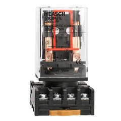 MK2P I General Purpose Electromagnetic Power Relay DC 12V Coil 8 Pin DPDT Base