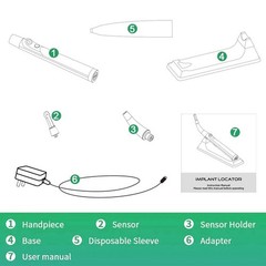 Dental Implant Locator Implant Detector Locator Implant Screw Finder 360 Rotatio