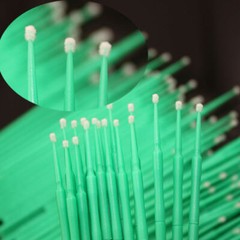 100pcs 4Sizes Dental Microbrush Disposable Applicators Tips Micro Brush Cleaning