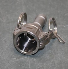 (2) USA Sealing Cam And Groove Fitting BULK-CGF-287, 1/2″ Coupler Type C, 304 SS