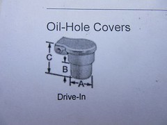 5/16 New Vintage GITS BROS Drive In Oil Cup Cover Lathe Hit Miss Magneto USA