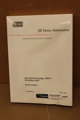 GE FANUC BASIC OPERATOR PACKAGE 1 (B0P1) MANUAL GFZ-62994EN/02
