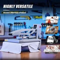 CREWORKS Heat Press Machine 16×20″ Inch Auto Open Heat Transfer Printing Machine
