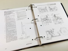 Massey Ferguson 200 230 240 250 Tractor Service Manual Repair Shop Hard Binder